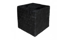 Куб черный декоративный большой