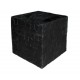 Куб черный декоративный большой