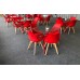 WOOD RED / Красный дизайнерский стул в аренду