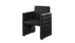 Черное актовое кресло